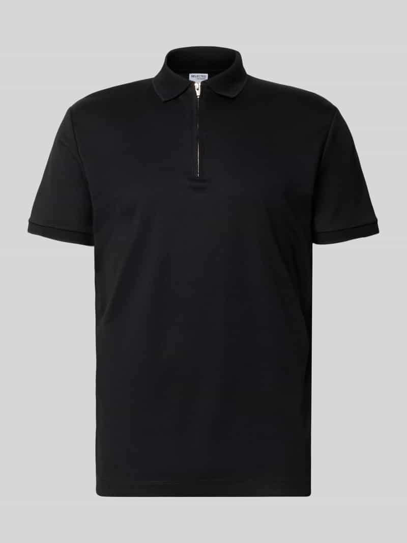 Koszulka polo o kroju regular fit z mieszanki bawełny model ‘FAVE’