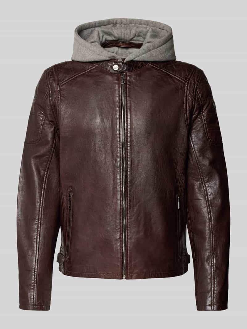Kurtka skórzana z naturalnej skóry owczej nappa model ‘RYLO’