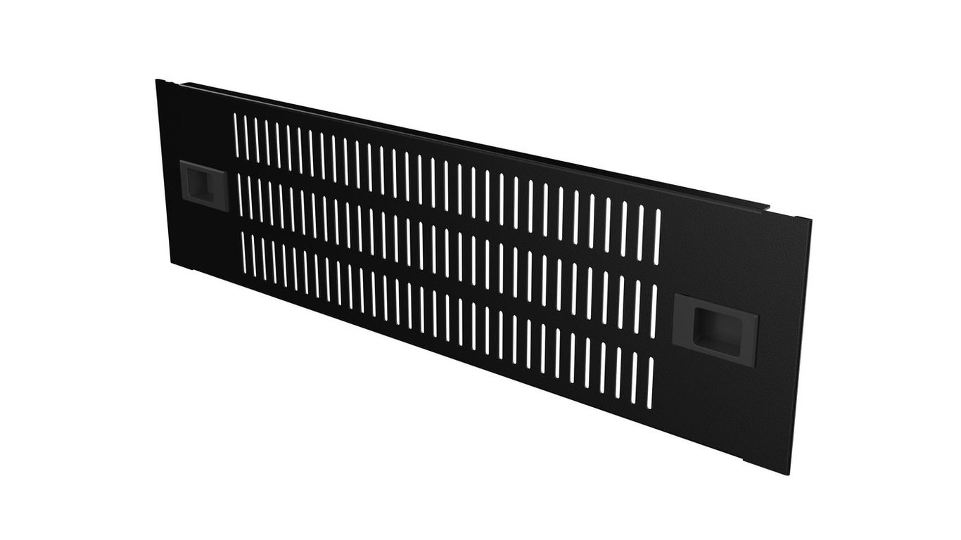 Lanview RAB405BL części do stojaków Pusty wentylowany panel RAB405BL