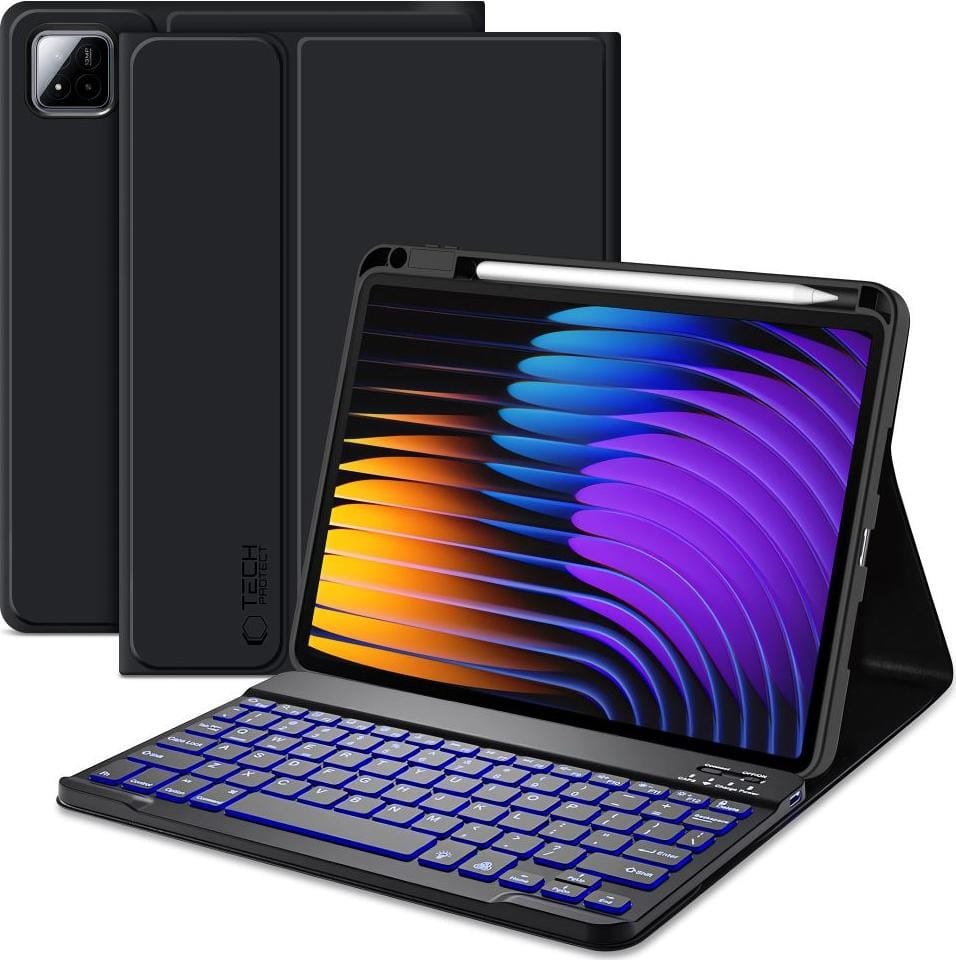 Tech-Protect SC Pen + Klawiatura do Xiaomi PAD 7 / 7 PRO czarny 5906302363223