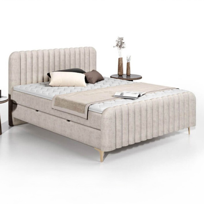 Łóżko kontynentalne SALVA 160x200 Kolor do wyboru