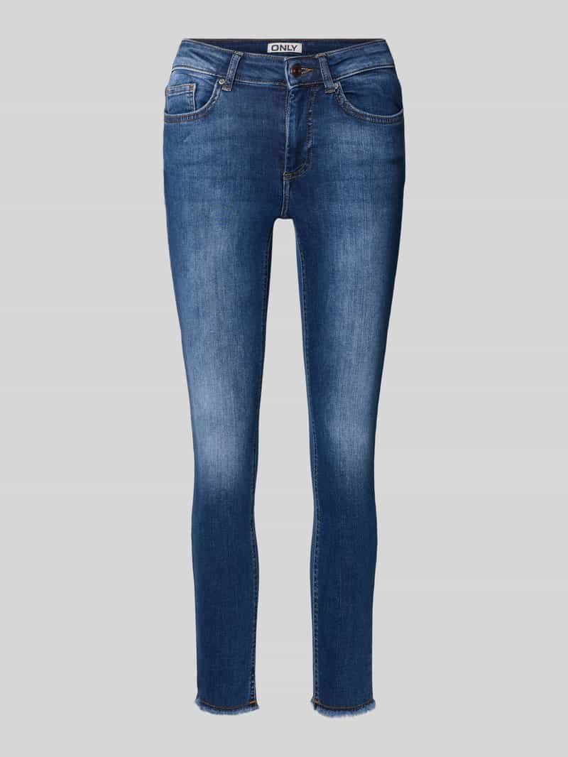 Jeansy o kroju skinny fit z mieszanki bawełny model ‘BLUSH’