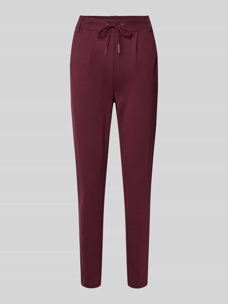 Spodnie typu track pants o kroju regular fit z mieszanki wiskozy model ‘POPTRASH’