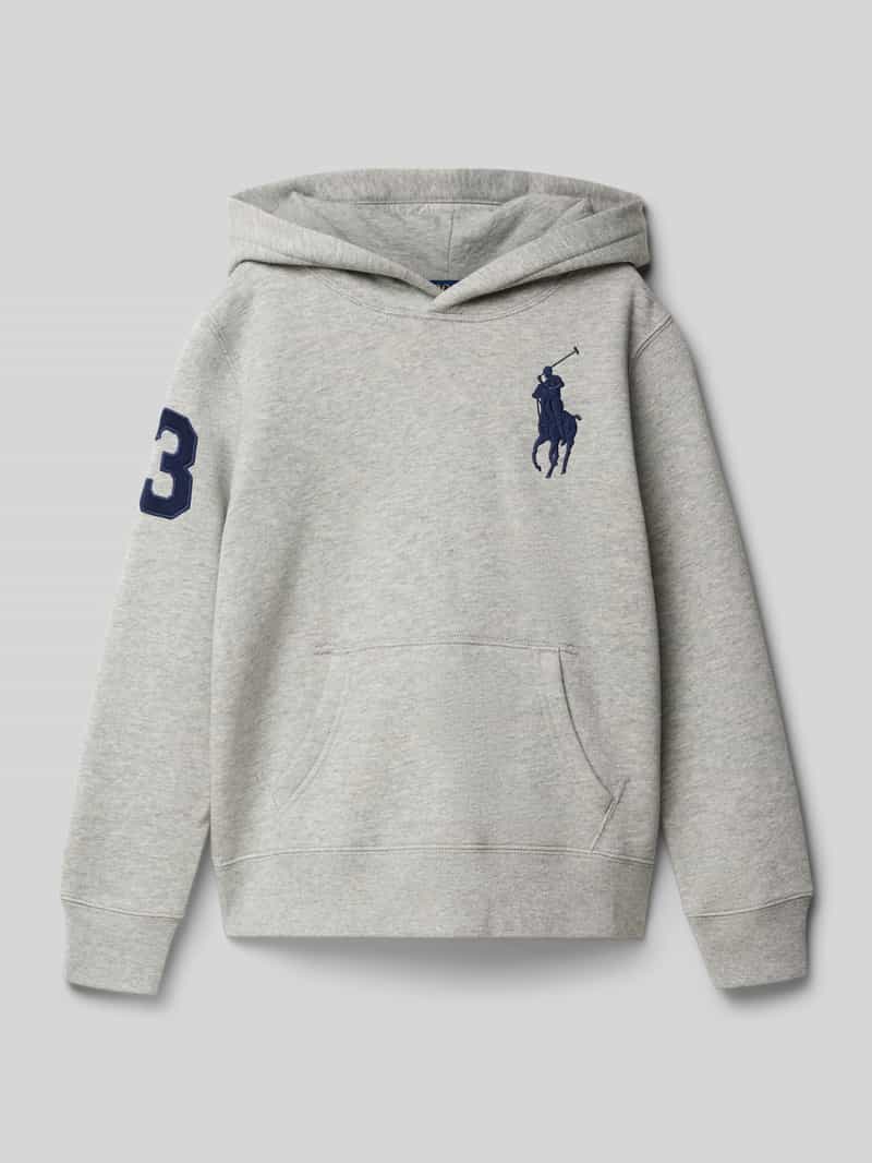 Bluza z kapturem o kroju regular fit z mieszanki bawełny