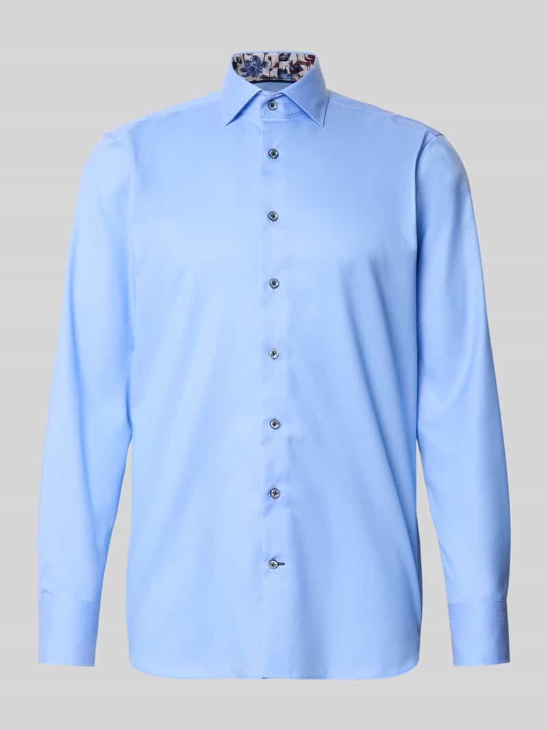 Koszula casualowa o kroju slim fit z kołnierzykiem typu kent model ‘Savio’