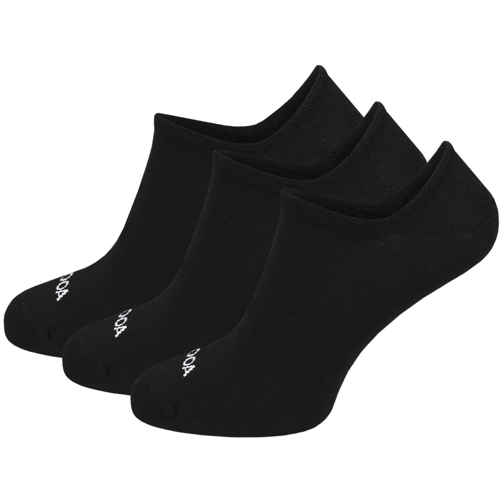 Skarpetki MOOA Essential Invisible 3-pack Rozmiar skarpet: 35-38 / Kolor: czarny