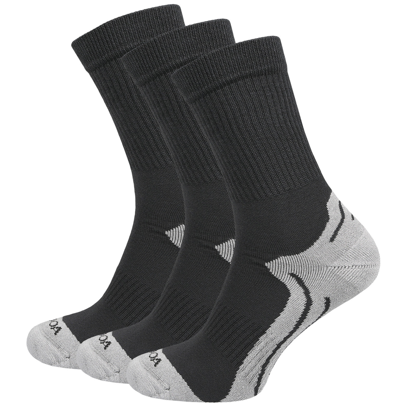 Skarpetki MOOA Bamboo Active 3-pack Rozmiar skarpet: 43-46 / Kolor: szary