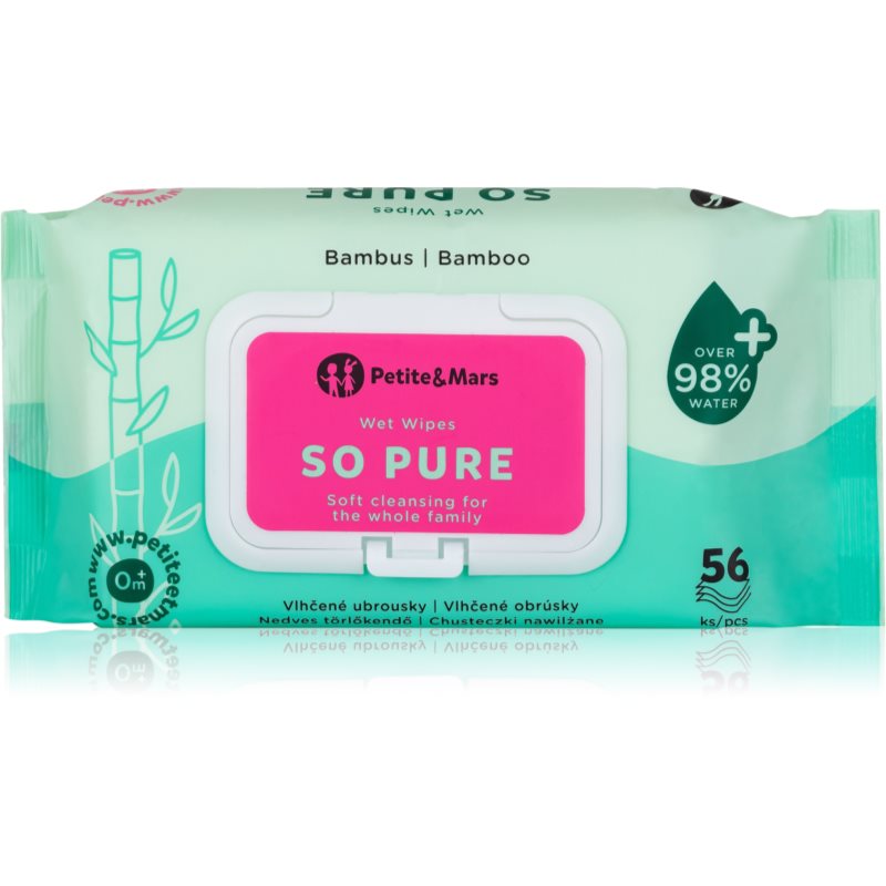 Petite&Mars So Pure chusteczki nawilżane dla dzieci 56 szt.