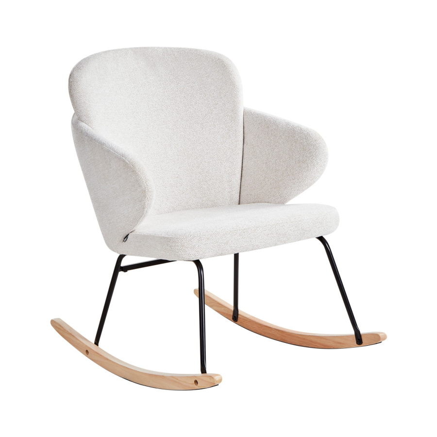 Fotel bujany VIKEN Złamana biel B606821