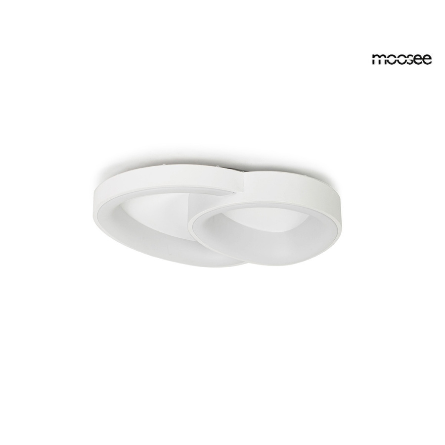Moosee lampa sufitowa / plafon cells 2 biała MSE1501100502