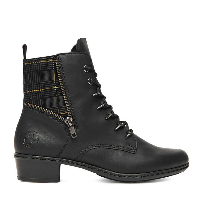 Botki Rieker Y0700-01 Czarny