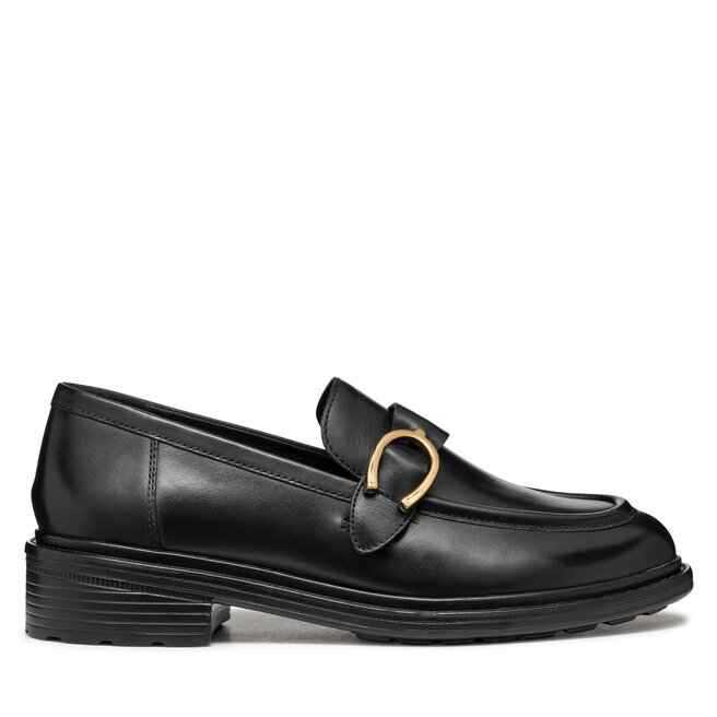 Mokasyny Geox D Walk Pleasure D46TGC 00043 C9999 Czarny