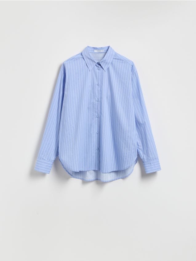 Reserved - Bawełniana koszula - jasnoniebieski
