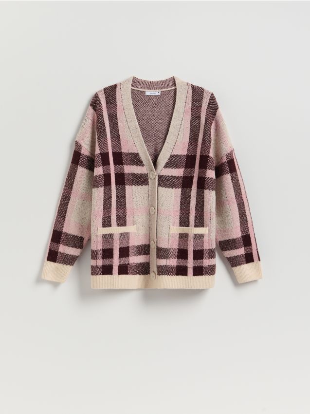 Reserved - Rozpinany kardigan - wielobarwny