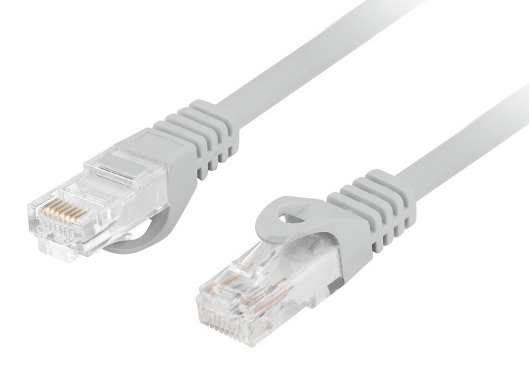 Patchcord UTP kat.6 10m (szary) CU