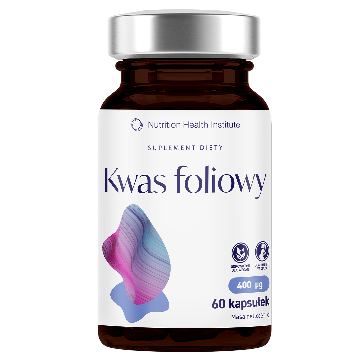 Kwas Foliowy 400 µg, 60 kapsułek