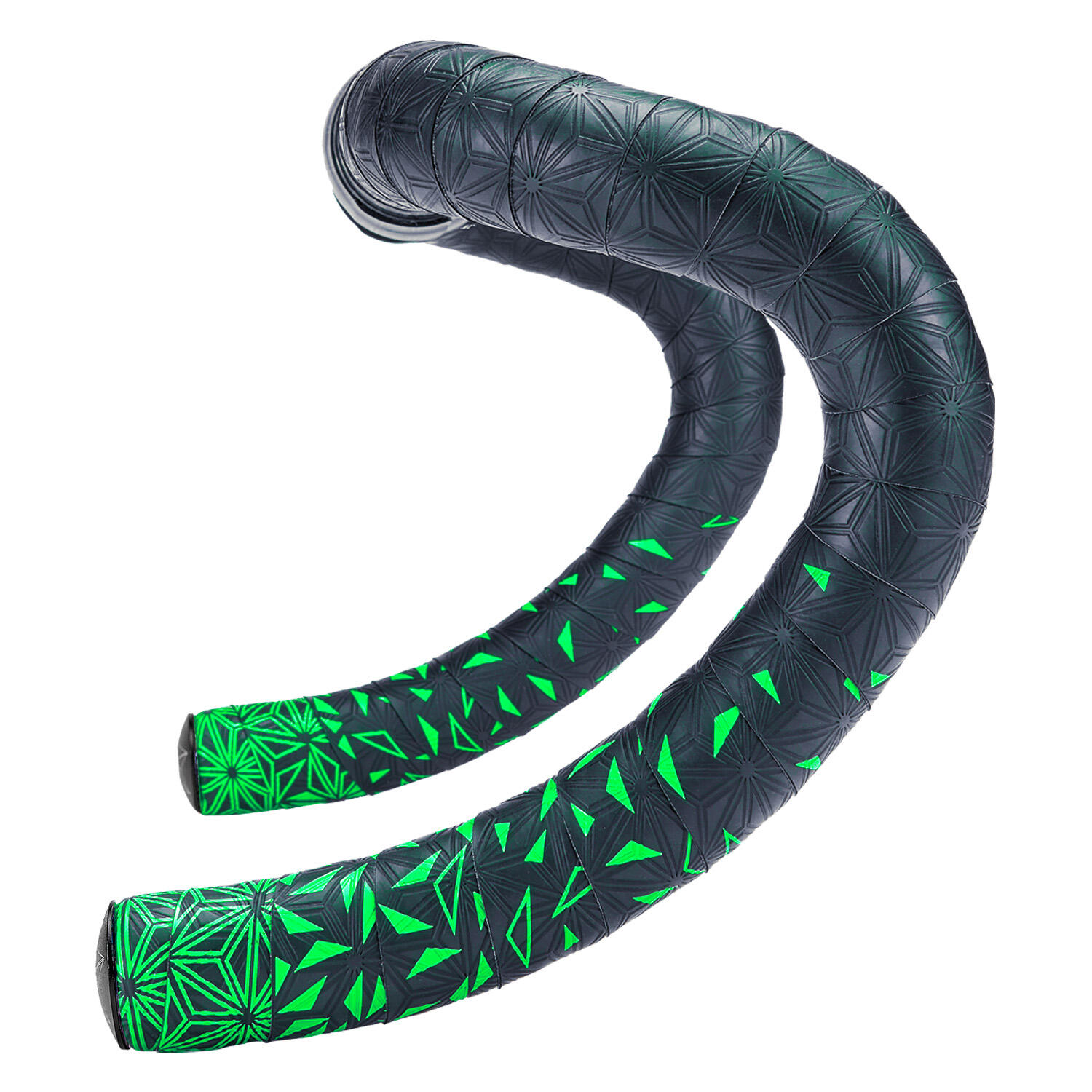 SUPACAZ SUPACAZ BT-53 owijka na kierownicę SUPER STICKY FADEW czarno-zielona