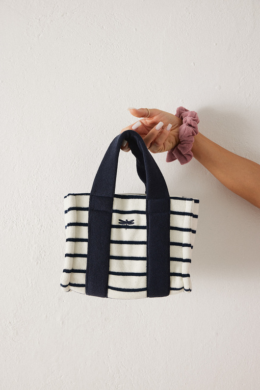 Torba mini MARY stripes navy