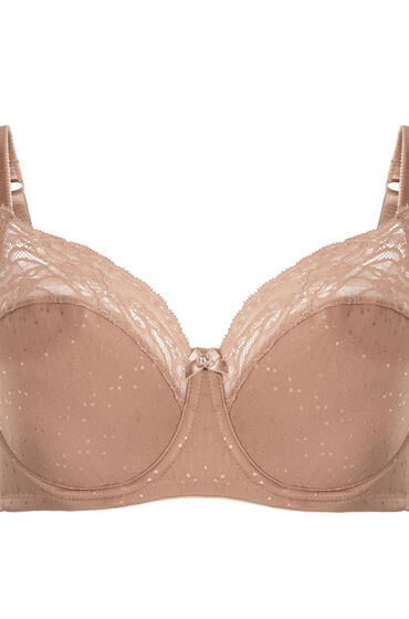 Hunkemöller Biustonosz nieusztywniany z fiszbinami Sophie Brązowy