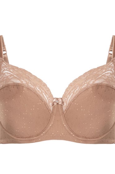 Hunkemöller Biustonosz nieusztywniany z fiszbinami Sophie Brązowy