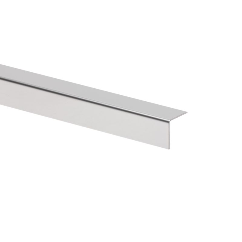 Inox Kątownik gładki 1000 x 20 x 20 x 1 mm naturalny