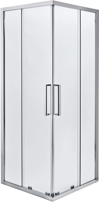 Zilia Kabina prysznicowa kwadratowa 80 x 80 x 200 cm inox/transparentna