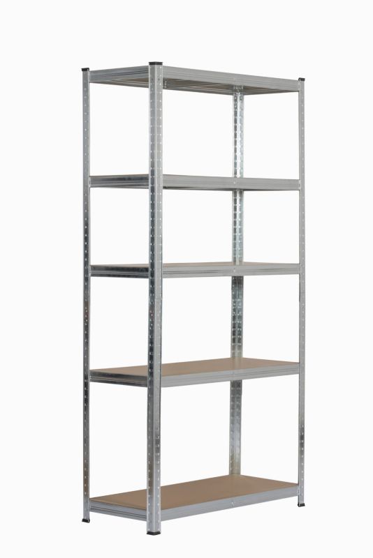 Regał metalowy 180 x 90 x 40 cm 175 kg ocynk wciskany