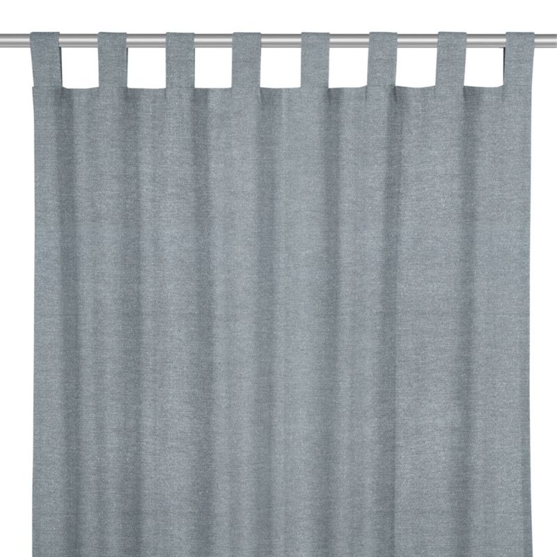 Zasłona 140 x 300 cm szara