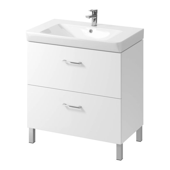 Szafka pod umywalkę Cersanit Olivia Mille 80 cm biała