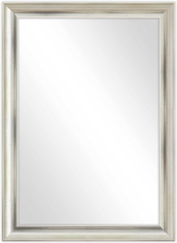 Lustro Knor 50 x 70 cm w ramie stare srebro