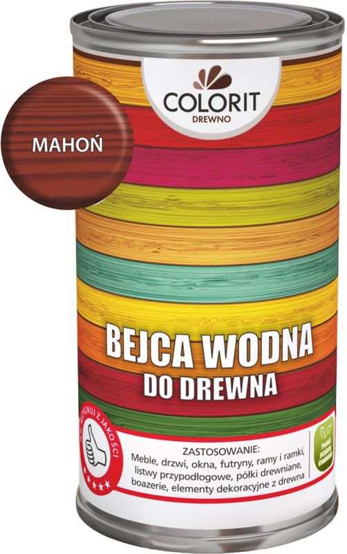 Colorit Bejca wodna Drewno mahoń 0,5 l