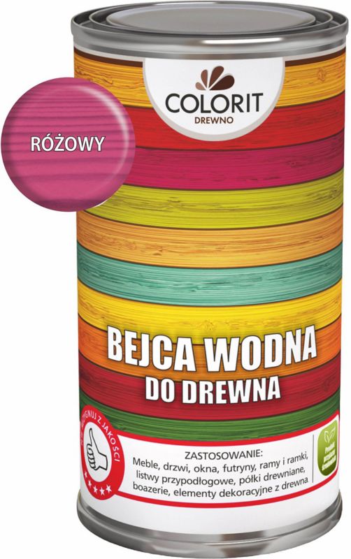 Colorit Bejca wodna Drewno różowa 0,5 l