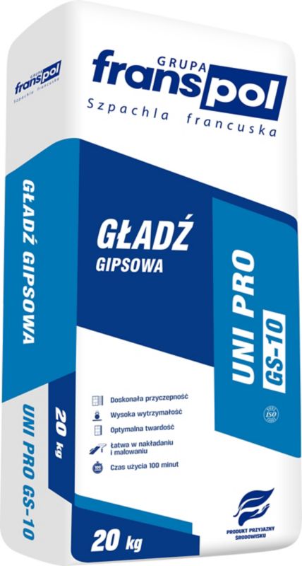Franspol Gładź gipsowa Uni Pro GS-10 20 kg