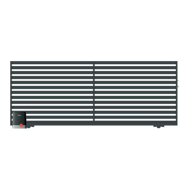 Polbram Brama przesuwna bez przeciwwagi z automatem Lara lewa