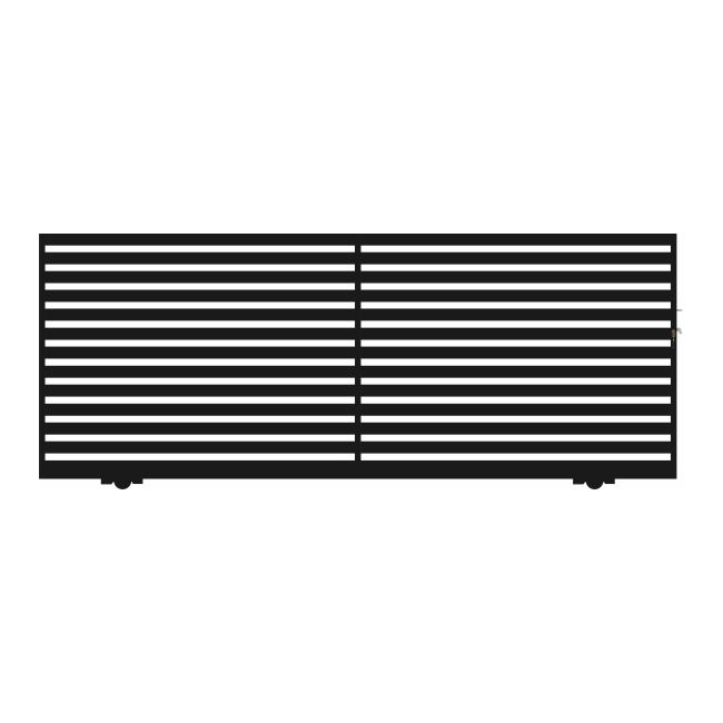 Polbram Brama przesuwna bez przeciwwagi Lara 2 400 x 154 cm lewa