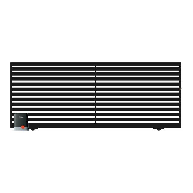 Polbram Brama przesuwna bez przeciwwagi Lara 2 z automatem lewa