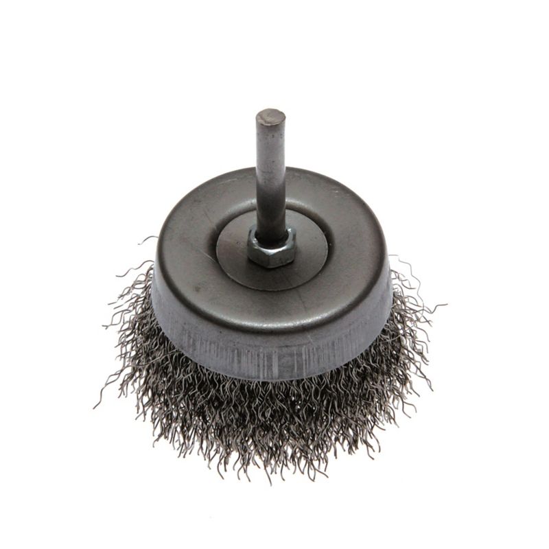 Most Szczotka doczołowa z trzpieniem stal 6 mm śr. 100 mm