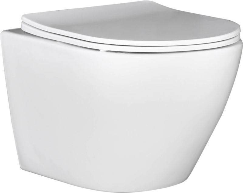 Volta Miska WC wisząca bezkołnierzowa z deską wolnoopadającą