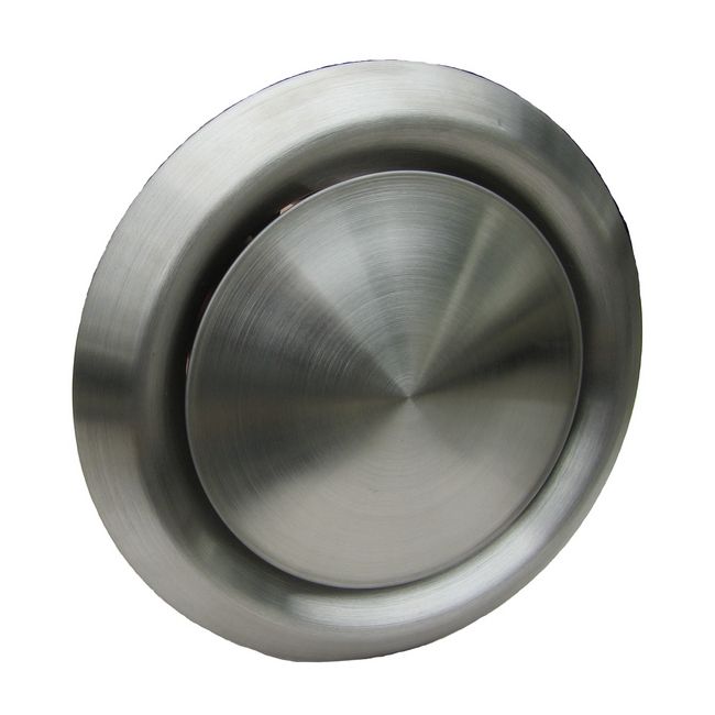 Darco Anemostat 100 mm chromoniklowy z ramką