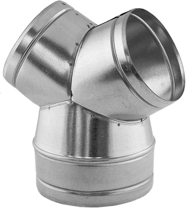 Darco Trójnik redukcyjny 120° 150 - 2 x 125/120 mm ocynkowany