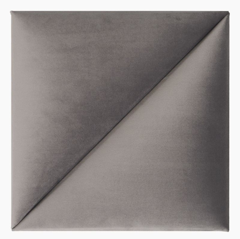 Stegu Panel ścienny tapicerowany Mollis trójkąty 30 x 30 cm szary