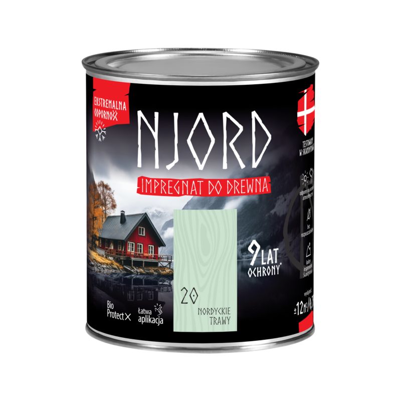 Njord Impregnat do drewna nordyckie trawy 0,75 l