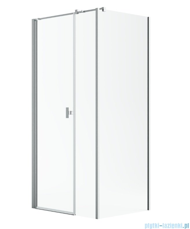 Radaway Nes Kds I Brushed Nickel kabina 120x80cm lewa szczotkowany nikiel 10023120-91-01L/10043080-91-01