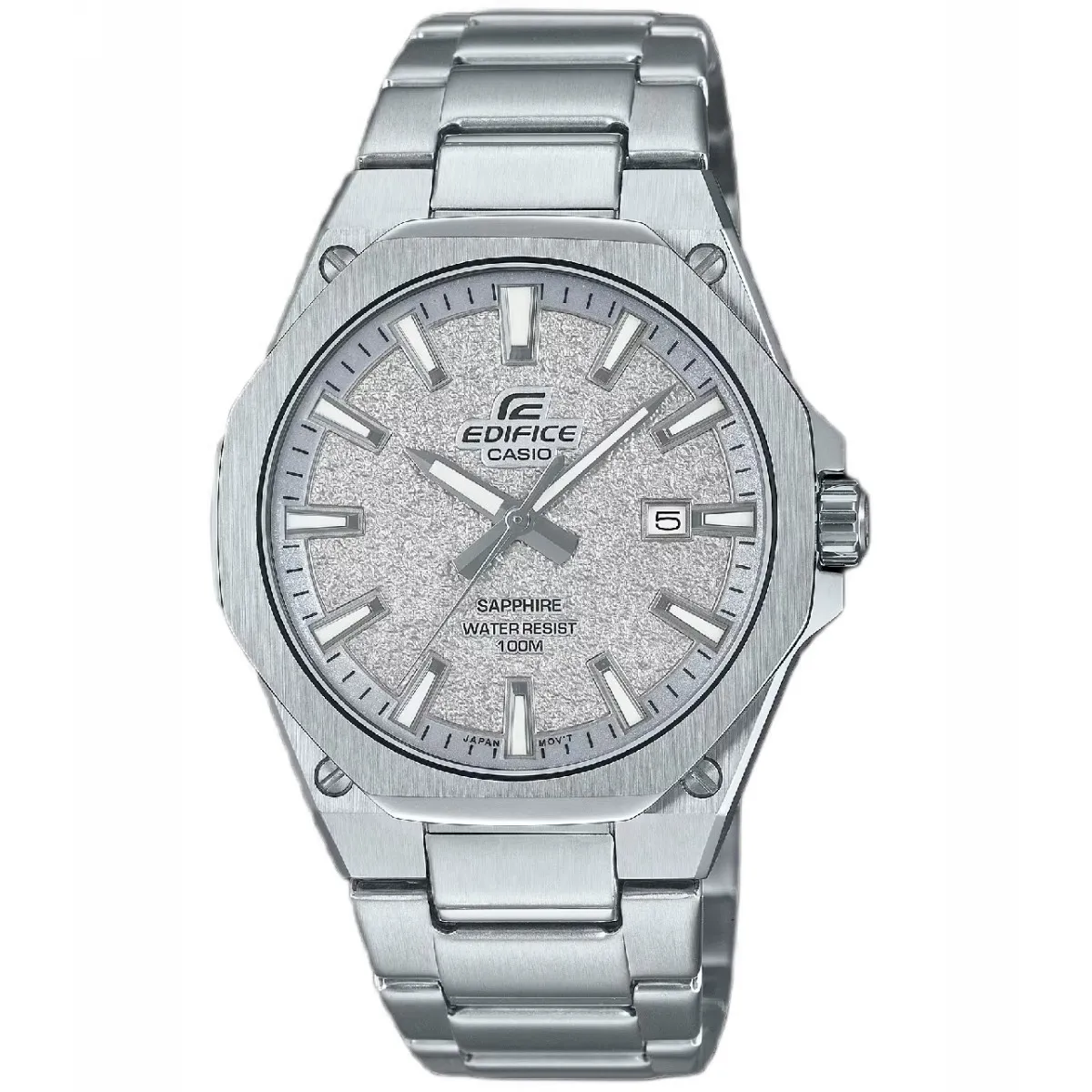 Zegarek Casio męski Edifice na bransolecie z szarą tarczą EFR-S108DE-8AV