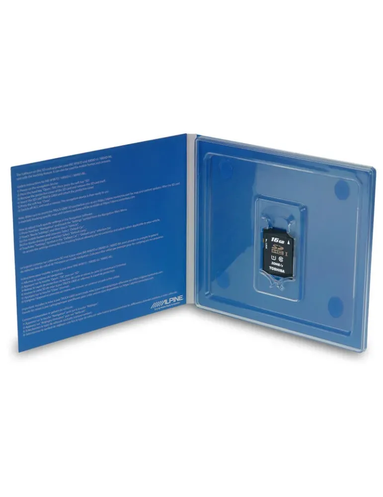 ALPINE TRUCK-G800 Oprogramowanie do ciężarówek dla INE-W987D / X800D-U / X800D-ML / X800D-V / X800D-V447 / X800D-S906