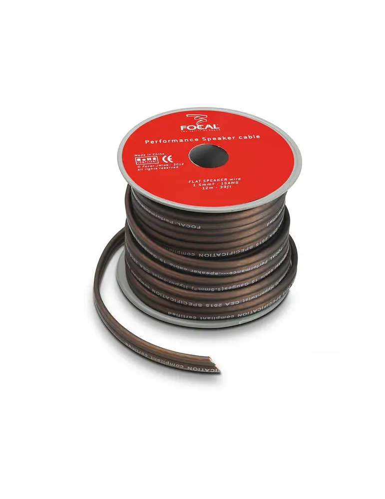 FOCAL CAR PS 15 Płaski przewód głośnikowy 1,5 mm² (rolka 12 m)