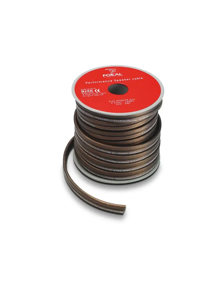 FOCAL CAR PS 25 Płaski przewód głośnikowy 2,5 mm² (rolka 12 m)