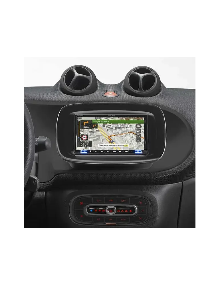 ALPINE KIT-W997SMTB 7-calowy zestaw instalacyjny dla Smart Fortwo