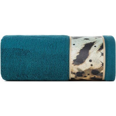 Ręcznik Eva (15) Ciemnoturkusowy 70 x 140 cm