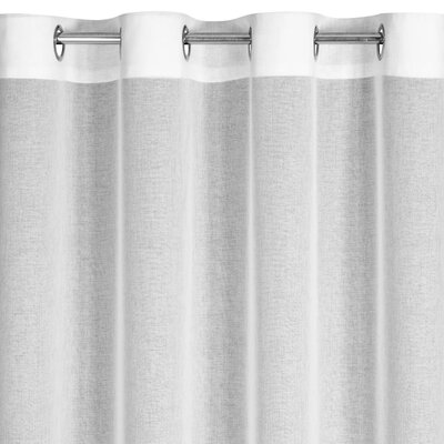 Firana gotowa EUROFIRANY Estella 140 x 250 cm Biały